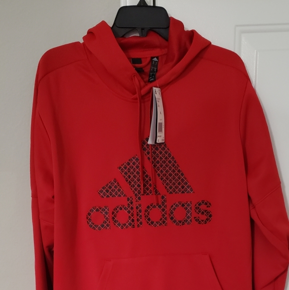 adidas Other - NWT Adidas Men's Red Pullover Hoodie Sweatshirt